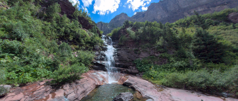 Middle Bridal Veil Falls